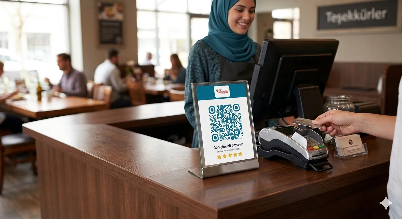 Kasa tezgâhında QR