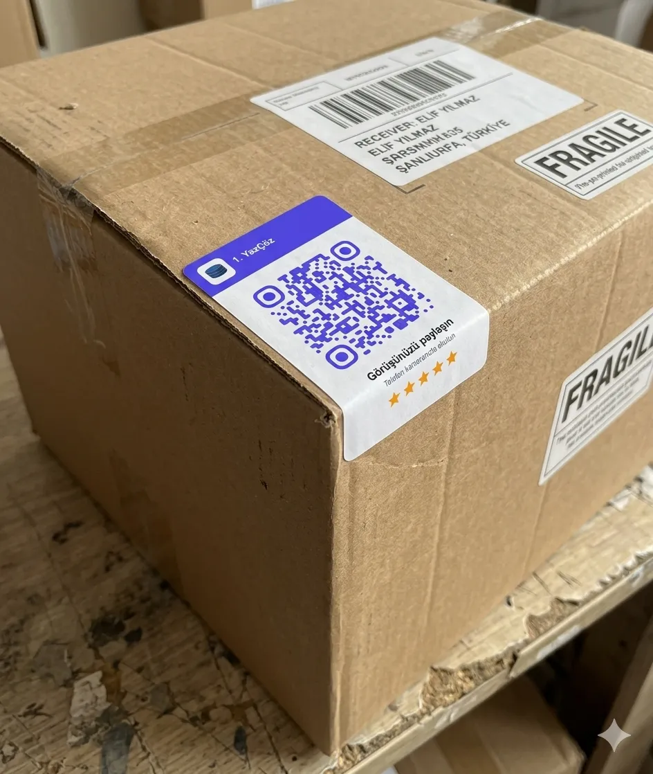 Kargo kolisinde QR